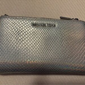 Michael Kors Metallic Silver Wallet
